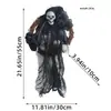 Decoração de Porta Fantasma Branco de Halloween Festival dos Fantasmas Guirlanda para Festa de Terror Decoração Pendurada Adereços de Decoração de Casa Assombrada Decorações