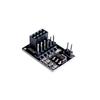 Placa adaptadora de módulo inalámbrico de 3,3 V compatible con el módulo inalámbrico 24L01 para uso en robots de automóviles inteligentes.