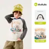 AntiestáticoDudu Home Camiseta para Niños Invierno Calentita para Niños Ropa de Invierno Camisa Base de Cuello Semi Alto para Niños