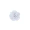 Accesorios de Tela Hechos a Mano con Borde Cosido, Estilo Coreano, Cielo Estrellado Pequeño, Tul, Flor de Rosa para Ropa, Zapatos, Sombreros, Accesorios para el Cabello y Decoraciones