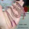 Fio de Algodão Torcido à Mão Estilo Xizang com Cordão para Pingente de Contas Dzi Passado Horizontalmente, Joias Artesanais DIY, Cordão para Colar de Jade Thangka