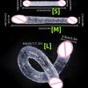 Pene de simulación de dragón de dos cabezas de cristal transparente, consolador anal con tapón anal, masturbación, juego divertido en el punto G