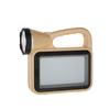 Linterna de búsqueda portátil transfronteriza tipo C recargable para camping al aire libre, recargable solar, LED de llama