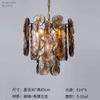 Lámpara de Araña de Cristal de Pétalos Hecha a Mano para Sala de Estar Retro Francesa, Estilo Retro, Estilo Murano, Estilo Medieval, Lámpara para Dormitorio, Comedor