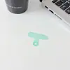 Novo Cordão para Celular com Clipe Pad de Moldagem Integrada em TPU Adesivo Traseiro de Cor Sólida Patch de Conexão Fixa Resistente Anti-Perda