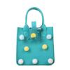 Bolsa de fieltro Bolso de mano Muñeca pequeña Estilo Pompón Fiesta de cumpleaños Luna Llena Regalo Bola de lana hecha a mano Regalo Estilo lindo