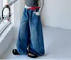 Calça Jeans Feminina Primavera e Outono 2026 Nova Casual Estilo Coreano Fashionável Modelagem Solta Roupa da Moda para Meninas Mais Velhas