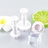 Molde de Flor Pequeña de Primavera de 3 Piezas para Repostería DIY, Fondant, Herramienta para Pastel Artificial, Adecuado para Principiantes en Repostería, Fácil de Desmoldar y Limpiar
