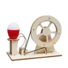 Ciencia y Tecnología Pequeña Producción Generador de Manivela Juguetes Educativos Hechos a Mano para Niños Experimento Científico Energía Mecánica Física Bombilla Pequeña