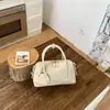 Bolsa Nova de Almofada de Boliche Feminina Transfronteiriça Coreana Nicho High-End Versátil Ombro Transversal Bolsa de Mão