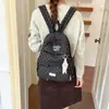 Mochila Plissada de Bolinhas Estilo Coreano 2026 Nova Fofa Com Pingente de Estrela Mochila de Viagem Grande Capacidade Mochila Escolar para Estudante