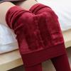 Pantalones de terciopelo perlado de una pieza de 300 g para usar como prenda exterior, Leggings con pie para mujer, Pantalones cálidos de terciopelo engrosado de talla grande para otoño e invierno, Anti-pilling