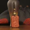 2026 Año del Caballo Talismán Tai Sui del Zodiaco Collar de Madera de Durazno del General Wen Zhe para Caballo, Rata, Buey, Conejo y Llavero del Trueno