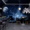 Fondo de pantalla luminoso 3D decoración de cabina de bar KTV tela de pared tecnología sala de e-sports Cielo Estrellado flash Tela de pared