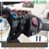 Tornillos de aleación de titanio para motocicleta Zxjc Zhang Xue 500 Rr, Tornillos modificados, Titanio quemado dorado, Negro caramelo