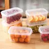 Caja de Almacenamiento, Apta para Microondas, Caja Transparente para Conservación de Frutas, Caja Sellada a Prueba de Fugas para Refrigerador, Almacenamiento Sellado de Comida, Frutas, Comida Fría