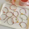 Pulsera de Cuerda Colorida para Rezos Diarios Rosa 2025 Nueva Pulsera Tejida a Mano Joyería para Mujeres Adultas Cuerda de Mano Regalo Lindo