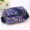 Bolsa de pano de flores Nova bolsa crossbody feminina Pano Oxford Bolsa de mãe de meia-idade e idosa Bolsa Bolsa de ombro multicamadas Bolsa de lona