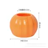 Pote de Caqui Vaso de Flores de Plástico Vaso Imitando Caqui Pote Ruyi de Caqui Cerâmica Imitação Revestimento Veludo Decoração Festiva Enfeites Decorativos