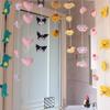 Cortina Decorativa para Puerta de Dormitorio Explosiones ktm Perro Yugui Corazón Morado Alto Valor de Color Corazón de Chica Joven Cortina Colgante para Puerta de Sala de Estar Puerta de Dormitorio Gratis
