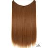 Peruca de comércio exterior europeia e americana linha de pesca feminina cortina de cabelo longo cabelo liso natural sem costura fabricantes de adesivo de cabelo manchar peruca de fibra química
