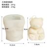 Molde de Silicona para Velas Molde de Yeso Cuerpo Femenino Línea Oso Torcido Pera ins Viento Vela de Aromaterapia Molde de Silicona