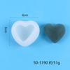 Molde de vela de aromaterapia para carro de modelagem de dia dos namorados com flor de amor faça você mesmo 3D molde de silicone tridimensional de amor tecido