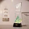 Trofeo de Cristal Hecho a Medida para Premios de Alta Gama y Elegantes para Empleados Destacados, Campeones de Concursos Creativos y Premios de Reunión Anual