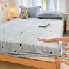 Manta de Cama de Leche de Invierno de Felpa Pieza Única Juego de Sábanas Infantiles con Más Terciopelo Manta de Cama Dormitorio Protector de Colchón Totalmente Envuelto de Felpa de Coral