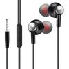 Audífonos intraurales con cable y control de subwoofer para juegos de teléfono móvil Android, computadora, universales con reducción de ruido, fabricantes mayoristas