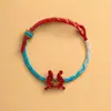 Pulseira de Corda Colorida do Festival do Barco Dragão Corda Vermelha Tecida à Mão Infantil Bebê Pequeno Zongzi Corda de Mão Presente de Lote Festival de Maio