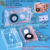 Colgante de Caja de Cassette Mini NFC, Colgante de Disco de Estrella de Álbum DIY Retro, Merchandising de Marca de Estrella de Anime