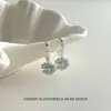Brincos de Margarida Florais Frescos Venda Quente Transfronteiriça com Cores Contrastantes, Presilhas de Orelha Estilo Minimalista de Nicho Único para Mulheres