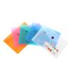 A7 Carpeta de Archivo de Presión Transparente Mate Creativa Minimalista Bolsa de Documentos de Plástico Bolsa para Recibos Colección de Material de Oficina para Estudiantes