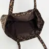 Bolso de Hombro Transfronterizo de Moda Gran Capacidad Versátil Estampado de Leopardo Bolso Tote Sencillo para Viajar al Trabajo Otoño e Invierno Bolso de Mano de Moda para Mujer