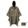 Capa tres en uno con toldo para comercio exterior, impermeable tipo poncho para adulto, para senderismo al aire libre, poliéster, poncho multifuncional transfronterizo
