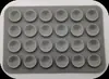 24 Peças de Conjunto de Ventosa Quadrada de Silicone de Lado Único para Celular e Power Bank - 12 Peças por Conjunto - Preço de Fábrica