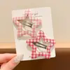 Pinza de Pelo de Lana con Forma de Corazón y Flor Estilo Coreano para Mujeres Adultas Flequillos Pinzas Laterales Accesorios para el Cabello Otoño Invierno Sensación de Alta Gama Pinzas para Cabello Rebelde