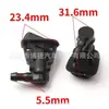 Adequado para Bico Lavador de Para-brisa Dianteiro Jeep Wrangler 68164356Ab