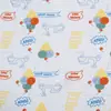 Capa para bolsa de roupas de algodão estampado, malha de algodão classe A para bebês, 300 peças, estampado, dupla face