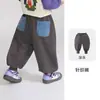 Pantalones de forro polar para niños, pantalones de chándal gruesos de otoño e invierno, pantalones deportivos para exteriores, ropa para niños, pantalones de moda para niños y niñas