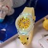 Reloj para niños al por mayor del fabricante, suministro transfronterizo, reloj luminoso de silicona, reloj de cuarzo de muñeco de dibujos animados, modelo nuevo
