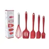 Set de diez piezas de utensilios de repostería listos para usar, utensilios de cocina certificados por la FDA, espátula de silicona para crema de pastel