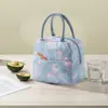 Bolsa para almuerzo con bolsa de arroz, lonchera, bolso, bolsa térmica, impermeable, gruesa, papel de aluminio, gran capacidad, bolsa de almuerzo para oficinista