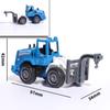 1 criança:64 Liga Carro Baazi Modelo Brinquedo Deslizante Veículo de Engenharia de Metal Tráfego Urbano Brinquedo para Menino