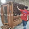 Ventas Directas de Fábrica luz cuadrada onda roja cedro rojo Ocio exterior sala de vapor seca sala de sauna Villa desintoxicación energía del hogar Casa