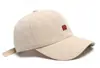 Gorra Bordada con Letra M para Hombre, Versátil, Visera Curva, Algodón, Copa Suave, Sombrero para el Sol, Gorra de Béisbol para Mujer, Sencilla, a la Moda