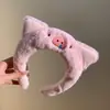 Diadema de peluche de alta calidad y linda para niñas, diseñada específicamente para lavarse la cara y aplicar mascarillas faciales; liga para el pelo de dibujos animados, accesorio para el pelo antideslizante