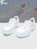 Zapatos de golf para mujer estilo coreano zapatilla sin cordones antideslizantes impermeables con clavos fijos zapatos de golf zapatos de mujer