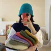 Sombrero de Lana a Cuadros Baotou para Clima Frío al por Mayor Transfronterizo para Mujer Otoño e Invierno Diseño de Nicho Sombrero Tejido para Mantenerse Caliente y del Frío